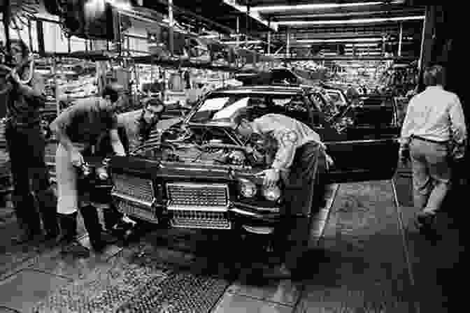 A Black And White Photograph Of Workers Assembling Oldsmobiles On An Assembly Line In Lansing During The 1950s. R E Olds And Industrial Lansing (Images Of America)