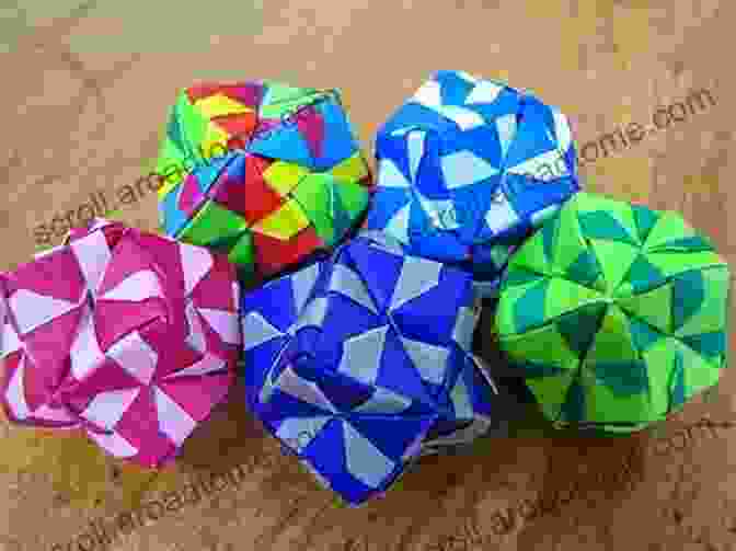 A Mesmerizing Modular Origami Creation Featuring Vibrant Colors And Intricate Folds Mind Blowing Modular Origami: The Art Of Polyhedral Paper Folding: Use Origami Math To Fold Complex Innovative Geometric Origami Models