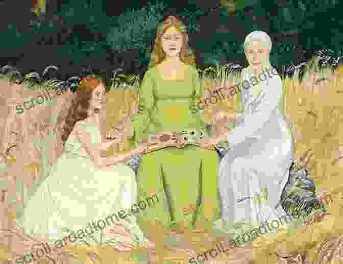 A Wisewoman In Traditional Clothing, Sitting In A Field Of Wildflowers, Surrounded By Lush Greenery. Village Witch : Life As A Village Wisewoman In The Wilds Of West Cornwall