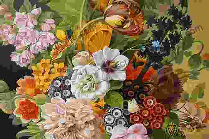 An Oil Painting Of A Vibrant Floral Arrangement With Intricate Details And Rich Colors The Meaning Of Flowers: Myth Language Lore