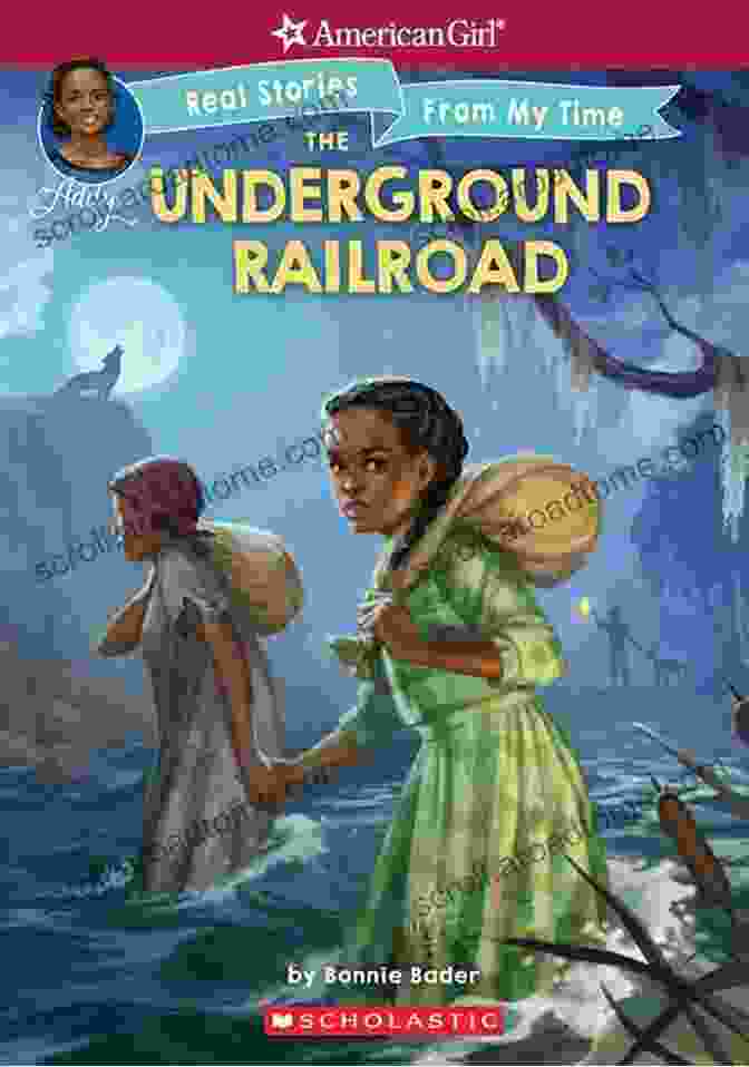 Book Cover Of 'The Mystery On The Underground Railroad' Featuring A Young Girl And Boy On A Train The Mystery On The Underground Railroad (Real Kids Real Places 12)