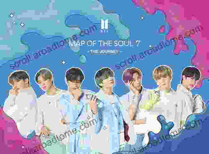 BTS's Map Of The Soul: Persona Album Cover, Featuring Seven Members Wearing Colorful Masks. Map Of The Soul Persona: Our Many Faces