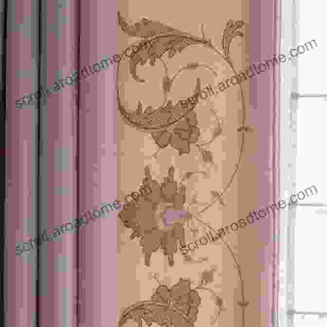 Embroidered Curtains Hanging In A Window Embroidery Pour La Maison: 100 French Designs For The Home