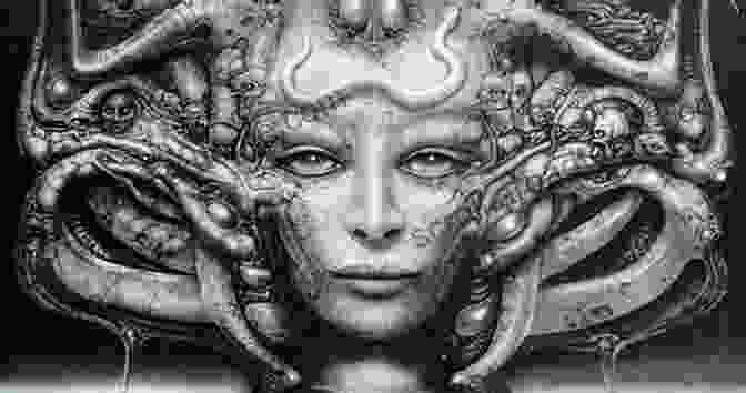 Giger Tarot Giger Book Cover Featuring Biomechanical And Surrealist Imagery H R GIGER TAROT H R Giger