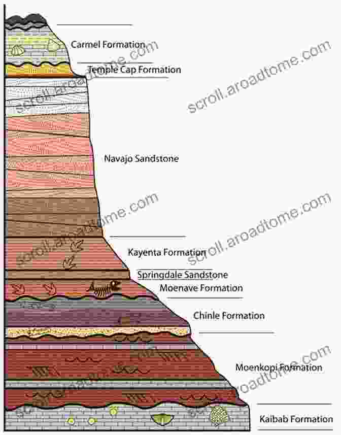 Layers Of Subsurface Strata Exposed In A Geological Formation. Oil Water Fluid: Subsurface Strata Solifluction