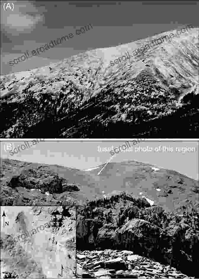 Photograph Of A Solifluction Lobe On A Mountain Slope. Oil Water Fluid: Subsurface Strata Solifluction