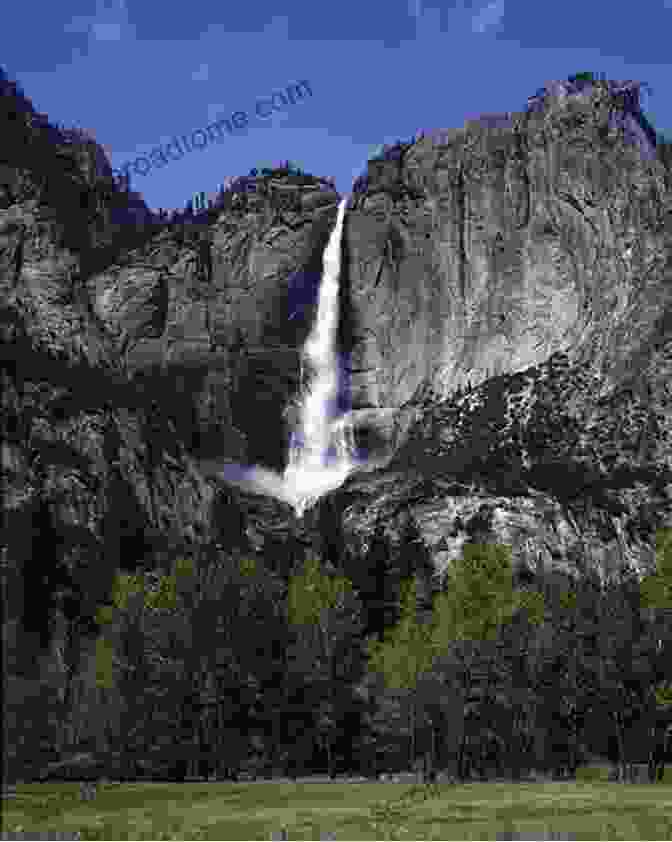 The Mighty Yosemite Falls, The Tallest Waterfall In North America, Cascading Down The Granite Cliffs Into The Yosemite Valley. Yosemite Park For Kids: A Children S USA Park With Facts