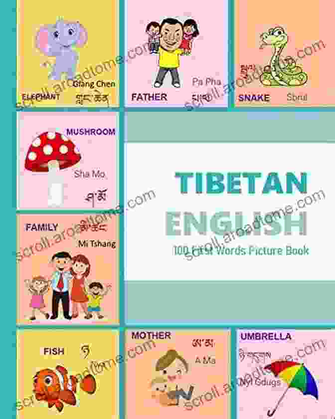 Tibetan English 100 First Words Picture Tibetan Alphabets And Tibetan Language Book Cover TIBETAN ENGLISH 100 First Words Picture (TIBETAN Alphabets And TIBETAN Language Learning 2)