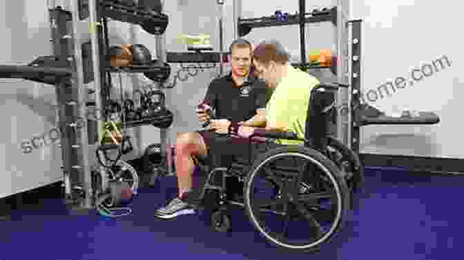 Wheelchair Bound Person Performing Various Exercises In A Gym TOTAL FITNESS FOR WHEELCHAIR USERS: Wheelchair Workout Fitness Tips For Fat Loss And Muscle Tone