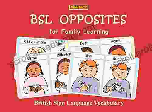 BSL OPPOSITES For Family Learning: British Sign Language Vocabulary (LET S SIGN BSL)